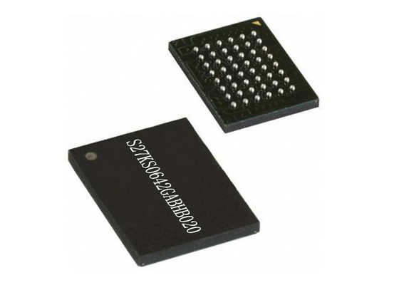 মেমরি আইসি চিপ S27KS0642GABHB020 24-FBGA ছদ্ম SRAM মেমরি আইসি 200MHz