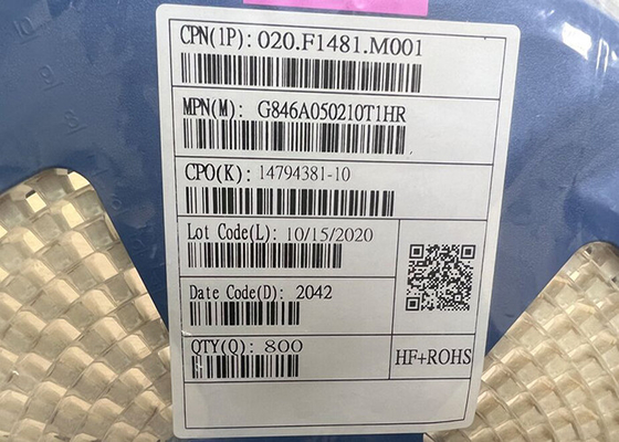G846A050210T1HR SMD ইন্টিগ্রেটেড সার্কিট চিপ টিউব এবং ওয়্যার হাউজিং