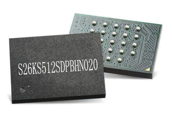 S26KS512SDPBHN020 বা মেমরি আইসি 24-FBGA ইন্টিগ্রেটেড সার্কিট চিপ 512Mbit মেমরি আইসি