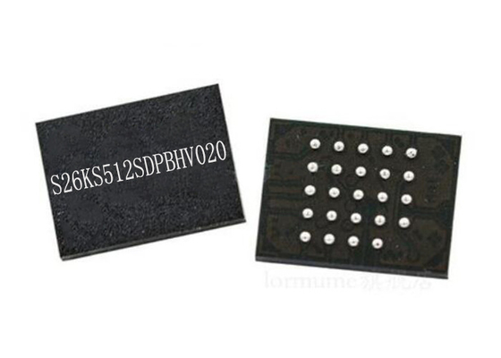 NOR মেমরি IC S26KS512SDPBHV020 512Mbit সমান্তরাল 24-FBGA ইন্টিগ্রেটেড সার্কিট চিপ