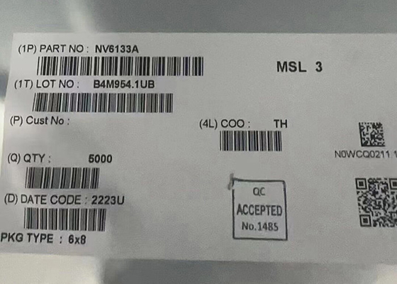 লোড ড্রাইভার চিপ NV6133A GaNFast Power IC 30-QFN ইন্টিগ্রেটেড সার্কিট চিপ 330mOhm