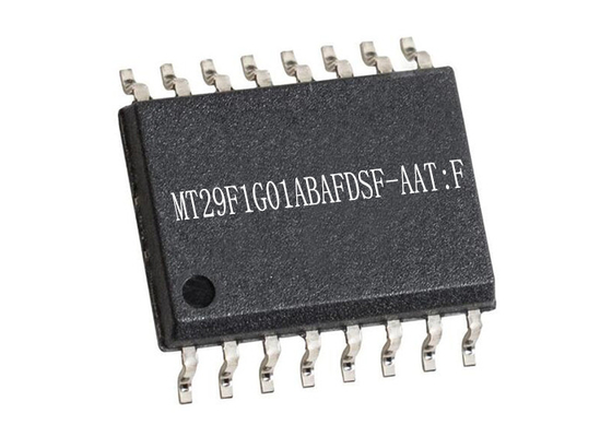 সিরিয়াল NAND ফ্ল্যাশ মেমরি MT29F1G01ABAFDSF-AAT:F 16-SOIC ইন্টিগ্রেটেড সার্কিট চিপ