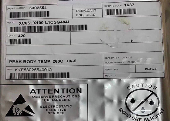 1080MHz 484-FBGA সারফেস মাউন্ট XC6SLX100-L1CSG484I ফিল্ড প্রোগ্রামেবল গেট অ্যারে