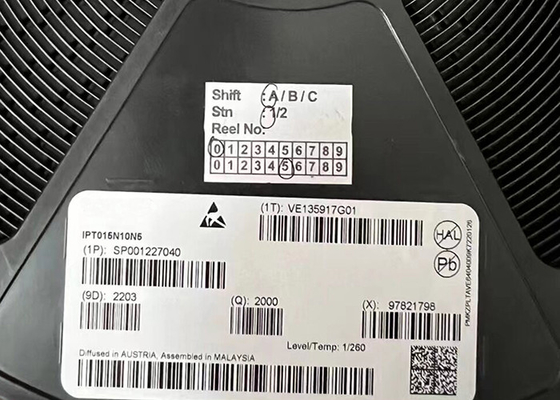 N চ্যানেল IPT015N10N5 100V পাওয়ার ট্রানজিস্টর 8-PowerSFN ইন্টিগ্রেটেড সার্কিট চিপ