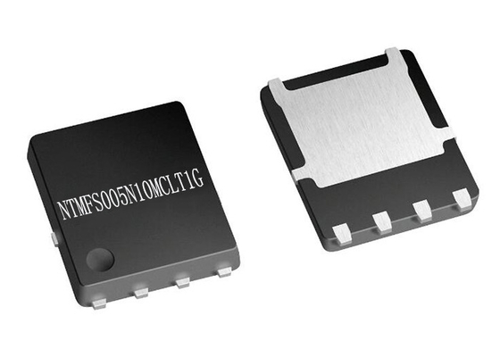 একক N-চ্যানেল ট্রানজিস্টর NTMFS005N10MCLT1G পাওয়ার MOSFET 5-DFN IC চিপস