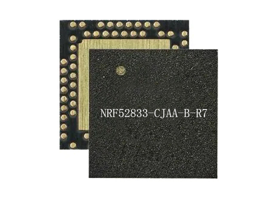 নিম্ন শক্তি BT IC NRF52833-CJAA-B-R7 RF এবং ওয়্যারলেস ট্রান্সসিভার IC 75-UFBGA