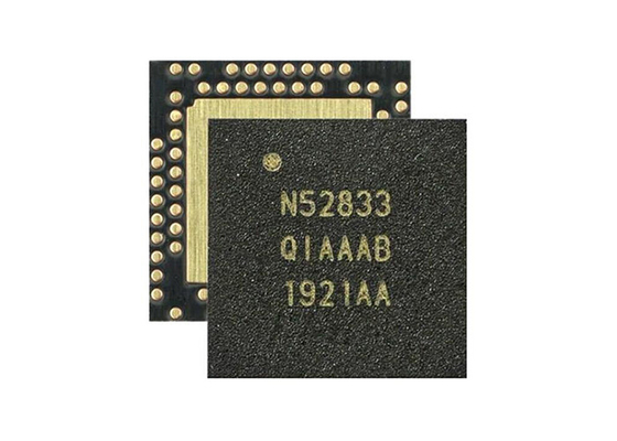 মাল্টিপ্রটোকল BT 5.3 SOC IC NRF52833-QIAA-B-R7 2.4GHz BT কম শক্তি