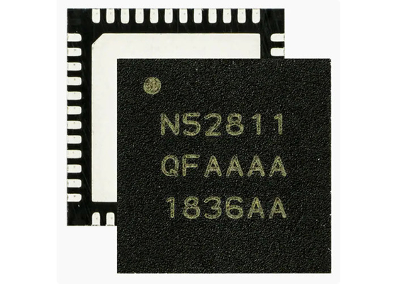 2.4GHz 48-VFQFN সারফেস মাউন্ট RF ট্রান্সসিভার IC NRF52811-QFAA-B-R7