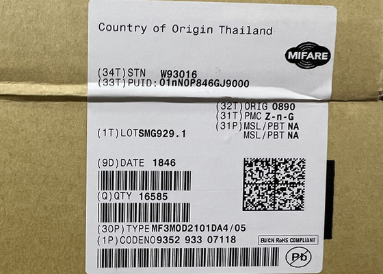 RFID ট্রান্সপন্ডার IC MF3MOD2101DA4/05 13.56MHz RF অ্যাক্সেস মনিটরিং আইসি