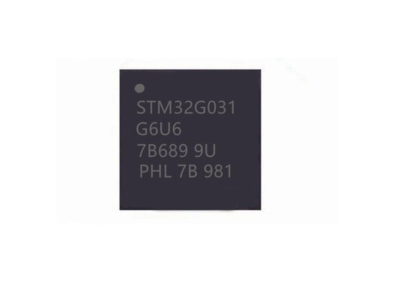 STM32G031G6U6 মাইক্রোকন্ট্রোলার MCU সিঙ্গেল কোর 64MHz 28-UFQFN