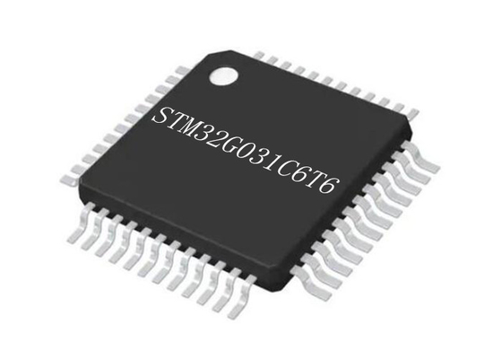 32বিট একক কোর মাইক্রোকন্ট্রোলার চিপ STM32G031C6T6 48-LQFP মাইক্রোকন্ট্রোলার MCU