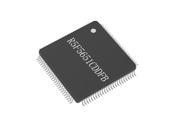 120MHz মাইক্রোকন্ট্রোলার MCU R5F5651CDDFB 32Bit একক কোর মাইক্রোকন্ট্রোলার চিপস