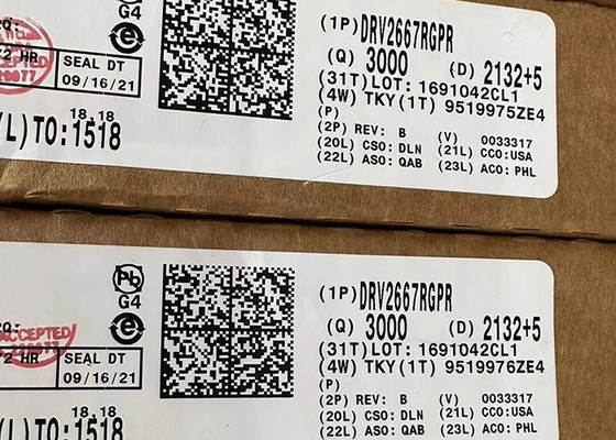 ইন্টিগ্রেটেড সার্কিট চিপ DRV2667RGPR পাইজো হ্যাপটিক ড্রাইভার 20-QFN মোটর ড্রাইভার আইসি