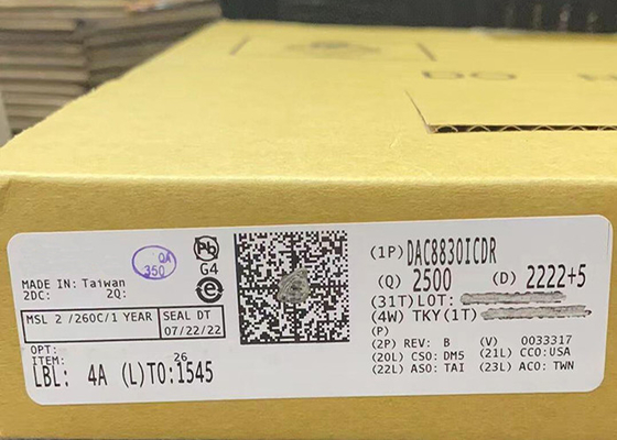 DAC8830ICDR 16-বিট অতি-নিম্ন পাওয়ার ভোল্টেজ-আউটপুট ডিজিটাল-থেকে-অ্যানালগ কনভার্টার