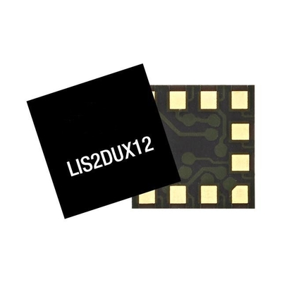 সেন্সর আইসি LIS2DUX12TR অতি-নিম্ন শক্তি 3-অক্ষ স্মার্ট অ্যাক্সিলরোমিটার মোশন সেন্সর 12-LGA