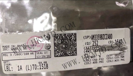 মাইক্রোকন্ট্রোলার MCU AM3359BZCZA80 MPU SITARA 800MHZ 324NFBGA