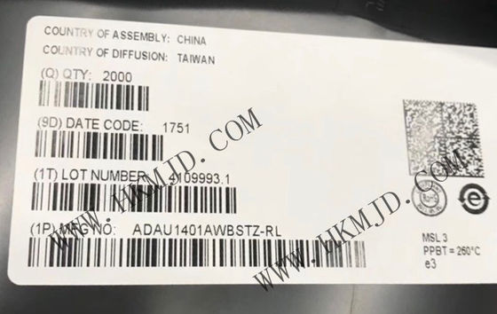 মাইক্রোকন্ট্রোলার MCU ADAU1401AWBSTZ পূর্ণ বৈশিষ্ট্যযুক্ত সিগমাডিএসপি অডিও প্রসেসর 48-এলকিউএফপি