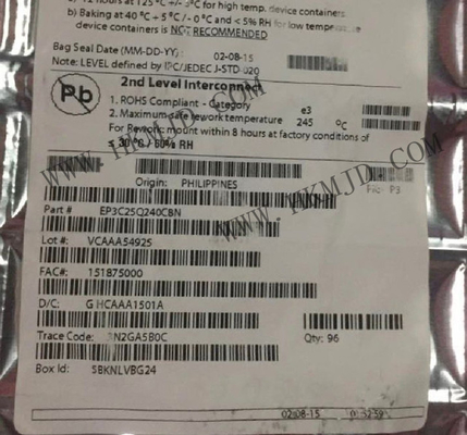 ফিল্ড প্রোগ্রামযোগ্য গেট অ্যারে EP3C25Q240C8N FPGA চিপ 315MHz 1539LAB সাইক্লোন III প্রোগ্রামযোগ্য লজিক আইসি