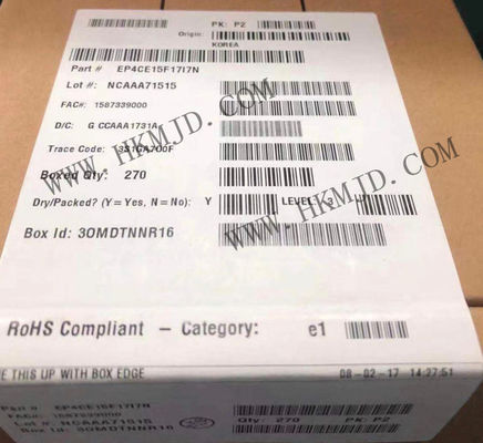 ফিল্ড প্রোগ্রামযোগ্য গেট অ্যারে EP4CE15F17I7N FBGA-256 963LAB সাইক্লোন IV E FPGA ইন্টিগ্রেটেড সার্কিট 200MHz