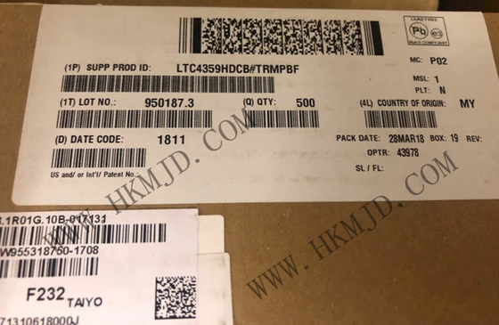 ইন্টিগ্রেটেড সার্কিট চিপ LTC4359HDCB 4V থেকে 80V আদর্শ ডায়োড নিয়ামক DFN6