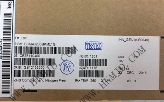 ওয়্যারলেস কমিউনিকেশন মডিউল BCM43236BKML1G ডুয়াল-ব্যান্ড সিঙ্গল-চিপ আরএফ SoC