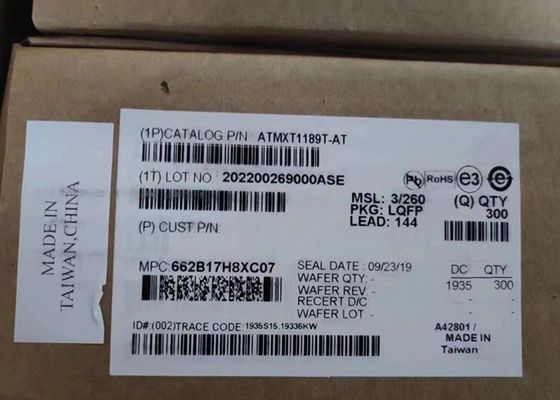 ইন্টিগ্রেটেড সার্কিট চিপ ATMXT1189T-AT অটোমোটিভ টাচ স্ক্রিন কন্ট্রোলার LQFP144