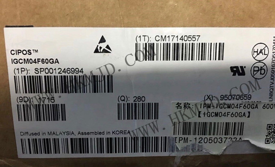 ইন্টিগ্রেটেড সার্কিট চিপ IGCM04F60GA IGBT 600V 4A 2000Vrms পাওয়ার ড্রাইভার মডিউল