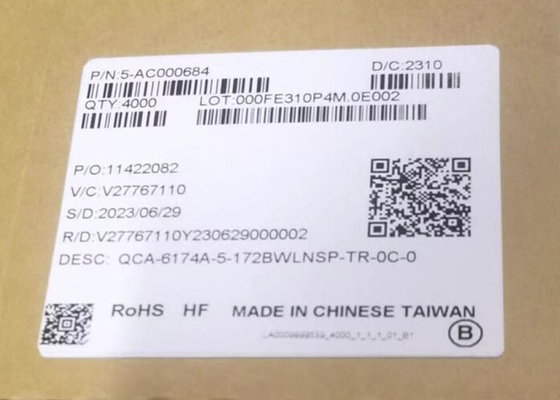 BT আইসি QCA6174A-5 হাই পারফরম্যান্স ডুয়াল-ব্যান্ড 802.11ac ব্লুটুথ 5.0 সিঙ্গল-চিপ