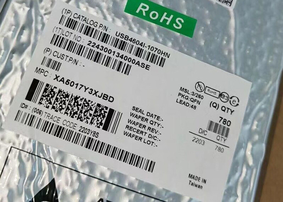 ইন্টিগ্রেটেড সার্কিট চিপ ইউএসবি 4604I-1070HN ইউএসবি 2.0 এইচএসআইসি হাই-স্পিড 4-পোর্ট হাব কন্ট্রোলার