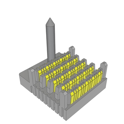 সংযোগকারী EBTM-4-10-2.0-S-VT-1-R 80POS হাই-স্পিড ব্যাকপ্লেন ডান-কোণ শিরোনাম