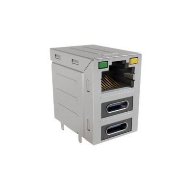 RJE36188314CH সংযোজক 8POS RJE36 সিরিজ কম্বো-স্ট্যাকড মডুলার জ্যাক সংযোগকারী