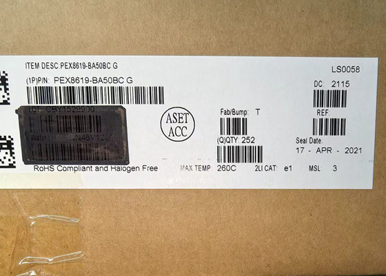 PEX8619-BA50BCG ইন্টিগ্রেটেড সার্কিট চিপ 16-পোর্ট পিসিআই এক্সপ্রেস সুইচ HSBGA-324