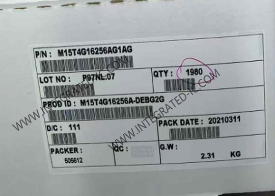 এম১৫টি৪জি১৬২৫৬এ ০ডিইবিজি২জি মেমোরি আইসি চিপ ৯৩৩ মেগাহার্টজ ডিডিআর৩ এসডিআরএএম মেমোরি চিপ বিজিএ-৯৬