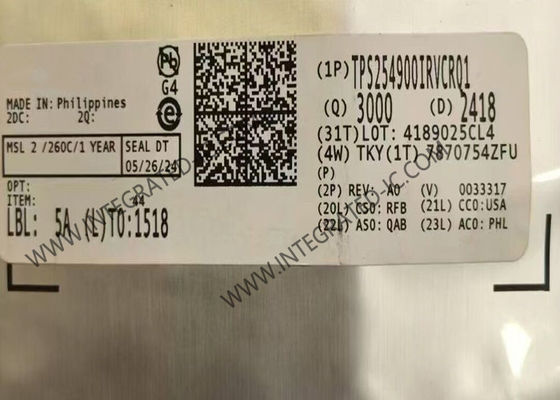 TPS254900IRVCRQ1 ইন্টিগ্রেটেড সার্কিট চিপ অটোমোটিভ ইউএসবি চার্জ পোর্ট কন্ট্রোলার WQFN-20