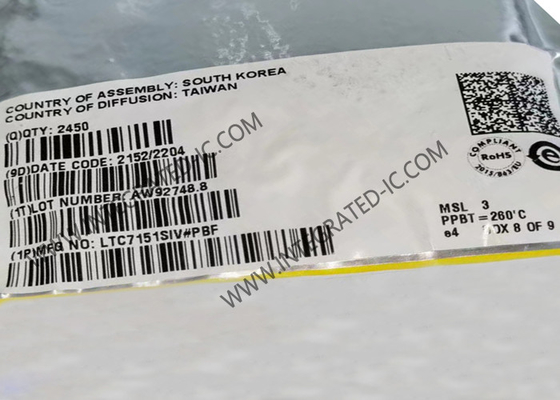উচ্চ দক্ষতা LTC7151SIV 1MHz সিঙ্ক্রোনাস মনোলিথিক বক কনভার্টার 28-VFQFN