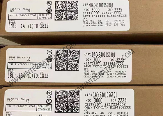 ইন্টিগ্রেটেড সার্কিট চিপ DAC43401DSGRQ1 8-বিট অটোমোটিভ স্মার্ট DAC 8-WSON