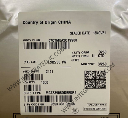 MCZ33905DD5EKR2 ইন্টিগ্রেটেড সার্কিট চিপ সিস্টেম বেস চিপ উচ্চ গতির CAN এবং LIN সহ