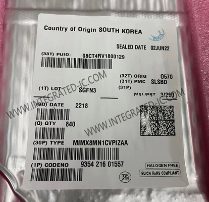 MIMX8MN1CVPIZAA মাইক্রোকন্ট্রোলার MCU 2Core 64-বিট i.MX8MN মাইক্রোকন্ট্রোলার IC FCBGA-306