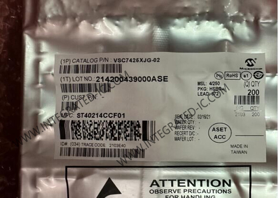 ইথারনেট আইসি VSC7425XJG-02 10 পোর্ট পরিচালিত স্তর 2-ইথারনেট সুইচ আইসি BGA-672
