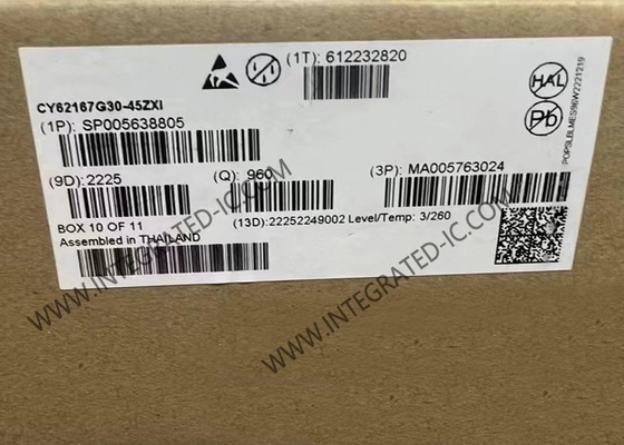 CY62167G30-45ZXI মেমরি আইসি চিপ 16 এমবিট প্যারালাল অ্যাসিনক্রোন এসআরএএম মেমরি আইসি TSOP-48