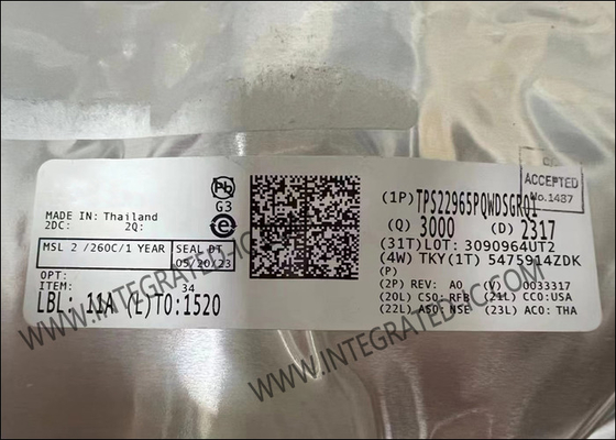 TPS22965PQWDSGRQ1 ইন্টিগ্রেটেড সার্কিট চিপ 5.7V অটোমোটিভ লোড সুইচ 4A পাওয়ার সুইচ