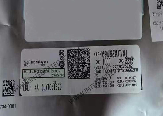 ইন্টিগ্রেটেড সার্কিট চিপ DS90UB633ARTVRQ1 100MHz 1.87Gbps FPD-Link III সিরিয়ালাইজার