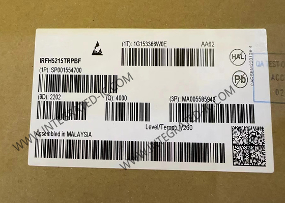 IRFH5215TRPBF ইন্টিগ্রেটেড সার্কিট চিপ 150V StrongIRFETTM পাওয়ার MOSFET ট্রানজিস্টর