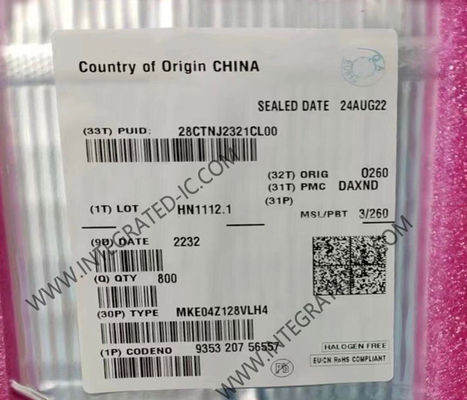 MKE04Z128VLH4 মাইক্রোকন্ট্রোলার MCU 48MHz Kinetis KE04 মেইনস্ট্রিম ARM কর্টেক্স-এম0 MCU LQFP-64