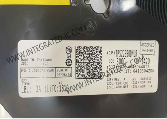 TPS22990DMLR ইন্টিগ্রেটেড সার্কিট চিপ 3.9mΩ অন-রেসিস্ট্যান্স লোড সুইচ আইসি WSON-10