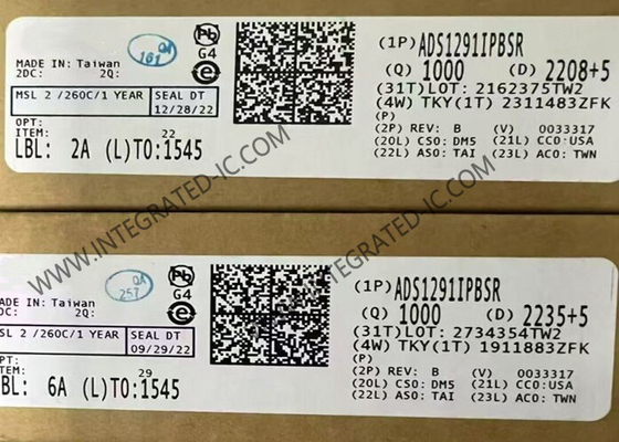ADS1291IPBSR ইন্টিগ্রেটেড সার্কিট চিপ 24-বিট এনালগ ফ্রন্ট এন্ড ইসিজি অ্যাপ্লিকেশনগুলির জন্য