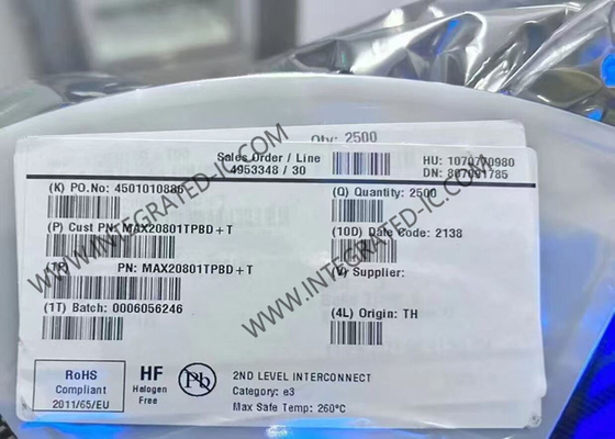 MAX20801TPBD ইন্টিগ্রেটেড সার্কিট চিপ 1.5V থেকে 18V এমপিপি ট্র্যাকিং ডিসি-ডিসি রূপান্তরকারী