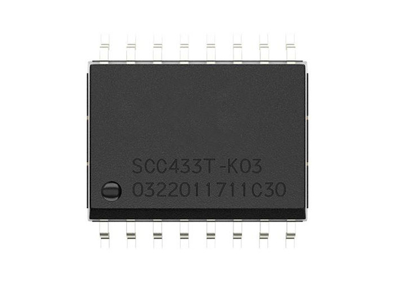 SCC433T-K03-10 সেন্সর আইসি ডিজিটাল এসপিআই ইন্টারফেসের সাথে 2-অক্ষের গিরোস্কোপ
