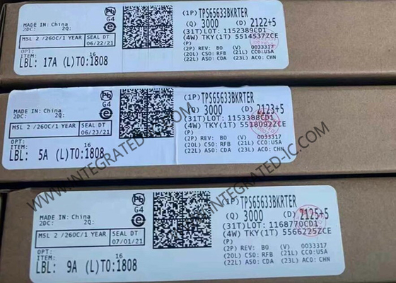 TPS65633BKRTER ইন্টিগ্রেটেড সার্কিট চিপ 4.5V থেকে 4.8V উচ্চ VI রূপান্তরকারী