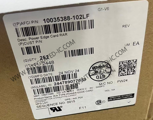 10035388-102LF সংযোগকারী নিম্ন প্রোফাইল এসি / ডিসি পাওয়ার বিতরণ সংযোগকারী